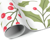 Winterfoliage kerstcadeau cadeaupapier (Rol Hoek)