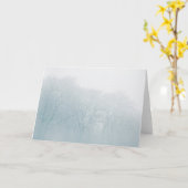 Winterfoto Kaart (Gele Bloem)