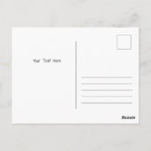 Winterfoto sneeuwlandschap briefkaart (Achterkant)