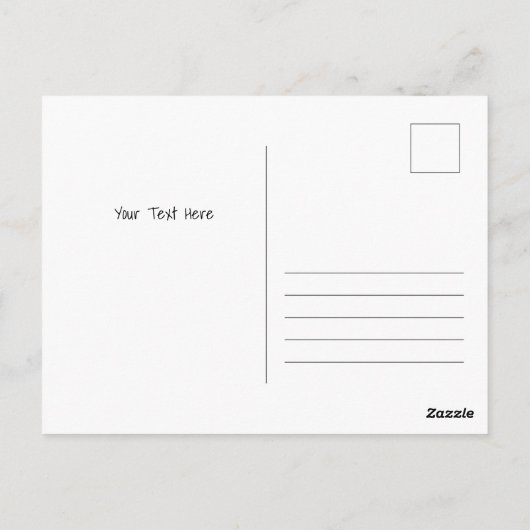 Winterfoto sneeuwlandschap briefkaart (Achterkant)