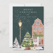 Winterfotokerstkaart Kaart (Voorkant)