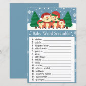 Winterfox Baby word scramble game (Voorkant / Achterkant)