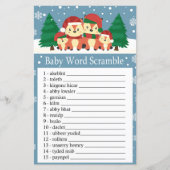 Winterfox Baby word scramble game (Voorkant)