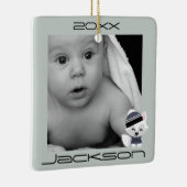 Winterfoxes Keramisch Ornament (Rechts)