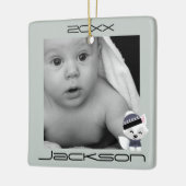 Winterfoxes Keramisch Ornament (Links)