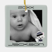 Winterfoxes Keramisch Ornament (Voorkant)