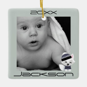 Winterfoxes Keramisch Ornament