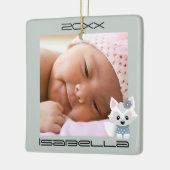 Winterfoxes Keramisch Ornament (Links)