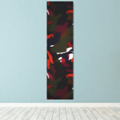 Wintergalaxy Abstracte artistieke penseelstreken Canvas Afdruk (Insitu (Houten vloer))