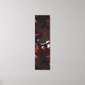 Wintergalaxy Abstracte artistieke penseelstreken Canvas Afdruk (Voorkant)