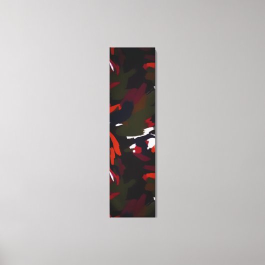 Wintergalaxy Abstracte artistieke penseelstreken Canvas Afdruk (Voorkant)