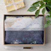 Wintergate bij nacht (schets) tissuepapier (Geschenk)