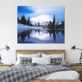 Wintergebergte Canvas Afdruk (Insitu (Slaapkamer))