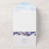 Wintergebergte in één uitnodiging (Buitenkant)