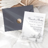 Wintergebergte Nuestra Boda Wedding Kaart