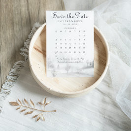 Wintergebergte sparen de kalender van de Datum Save The Date