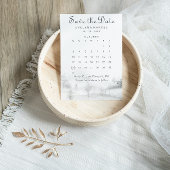 Wintergebergte sparen de kalender van de Datum Save The Date