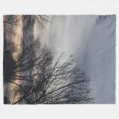 Wintergefluister Fleece Deken (Voorkant (Horizontaal))