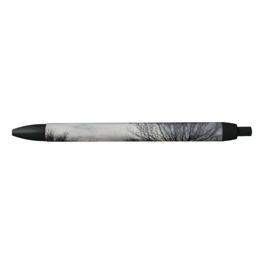 Wintergefluister Zwarte Inkt Pen (Voorkant)