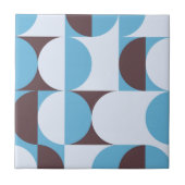 Wintergekleurde 60-inch retrocirkels tegeltje (Voorkant)