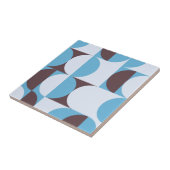 Wintergekleurde 60-inch retrocirkels tegeltje (Zijkant)