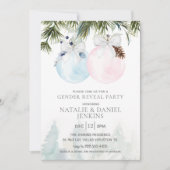 Wintergendergelijkheid Openbaar Baby shower Kaart (Voorkant)