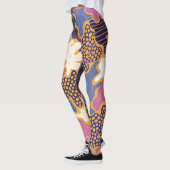 Wintergeraspte wijn: gemengde media leggings (Links)