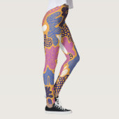 Wintergeraspte wijn: gemengde media leggings (Rechts)