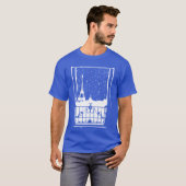 Wintergezicht in Parijs T-shirt (Voorkant volledig)