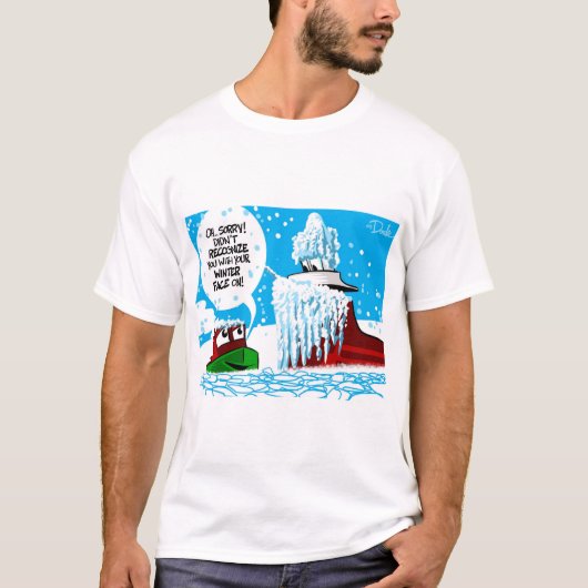 Wintergezicht T-shirt (Voorkant)