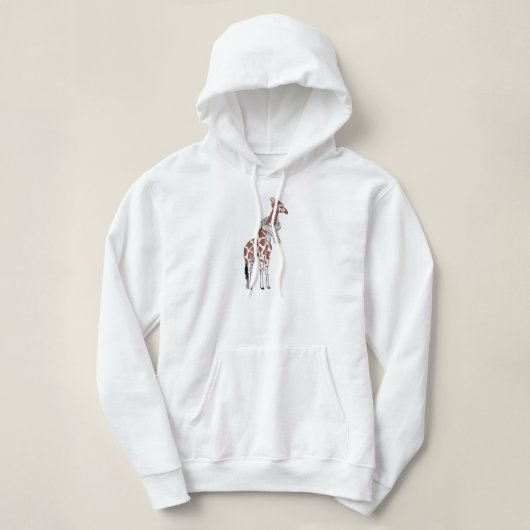 Wintergiraf Hoodie (Design voorkant)