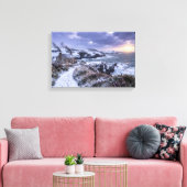 Winterglans op de Cornische kust Canvas Afdruk (Insitu (Woonkamer))