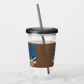 Winterglas in acryl Sneeuwbol Drinkbeker (Links)