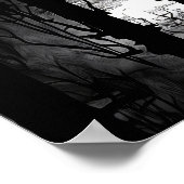 wintergloed – Lantaarn-verlichte dorp Poster (Hoek)