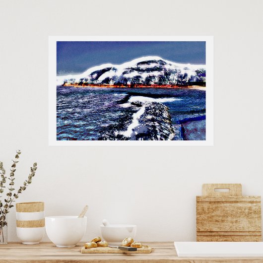 Wintergloed Poster (Keuken)