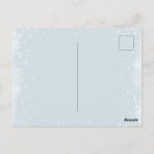 wintergnoom in paddenstoelenkerst briefkaart (Achterkant)