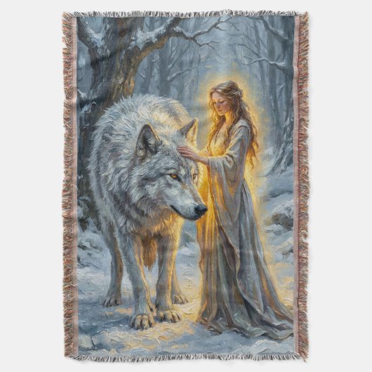 Wintergodin & Witte Wolf Deken (Voorkant Verticaal)