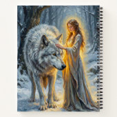 Wintergodin & Witte Wolf Notitieboek (Achterkant)