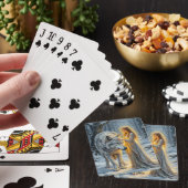 Wintergodin & Witte Wolf Pokerkaarten (Insitu)
