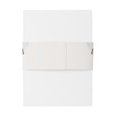 Wintergolven met gouden vleugels Trouwen Uitnodigingen Wikkel (Achterkant Voorbeeld)