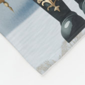 Wintergotische fleece deken voor de feestdagen (Hoek)