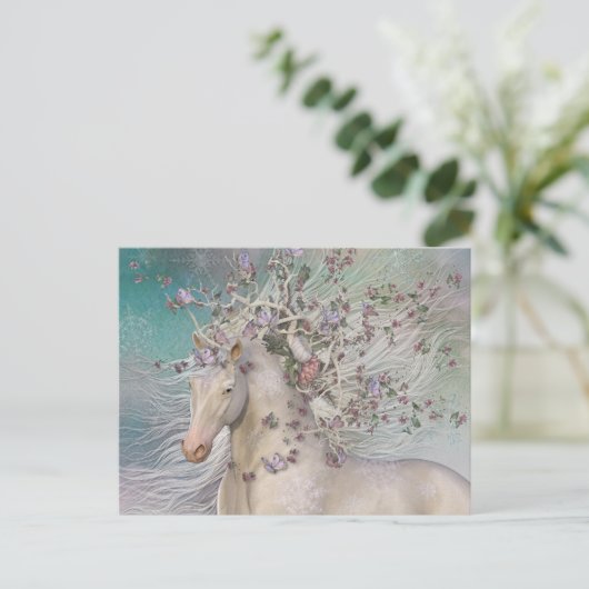 Wintergoud Briefkaart (Staand voorkant)