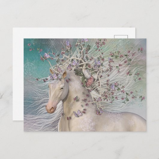 Wintergoud Briefkaart (Voorkant / Achterkant)