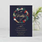 Wintergouden marineschijf, allemaal in één calligr kaart (Staand voorkant)