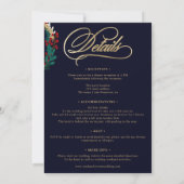 Wintergouden marineschijf, allemaal in één calligr kaart (Achterkant)