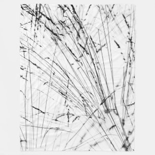 wintergras op sneeuw fleece deken