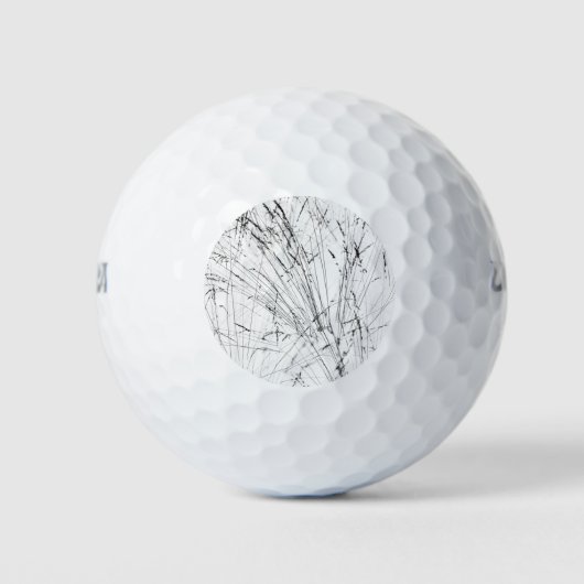 wintergras op sneeuw golfballen (Voorkant)