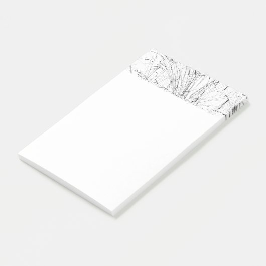 wintergras op sneeuw post-it® notes (Schuin)