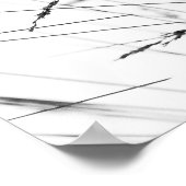 wintergras op sneeuw poster (Hoek)