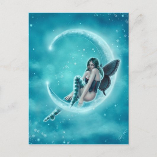 Wintergreen Moon Briefkaart (Voorkant)